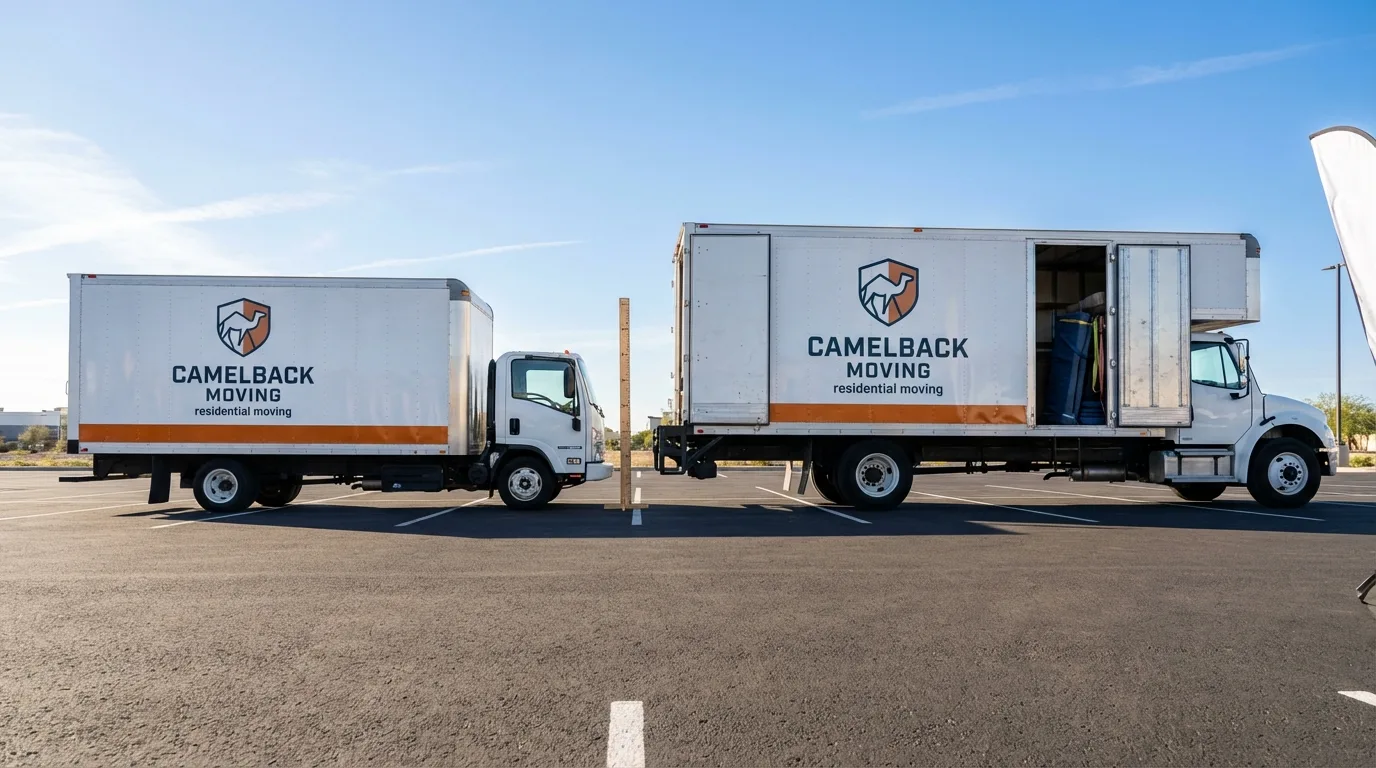 Moving truck size capacity guide in Rosenhayn